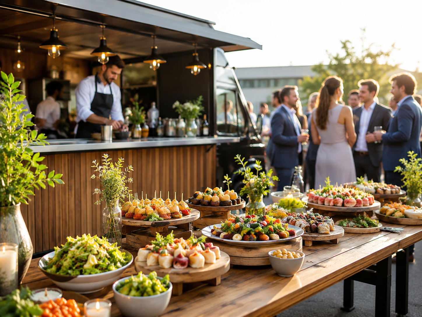 Buffet und Cateringstation